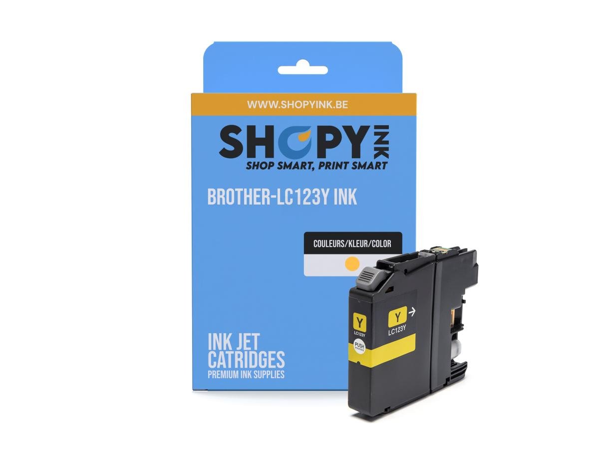 Brother LC-123 (LC-123Y) – Cartucho de tinta Amarillo Compatible