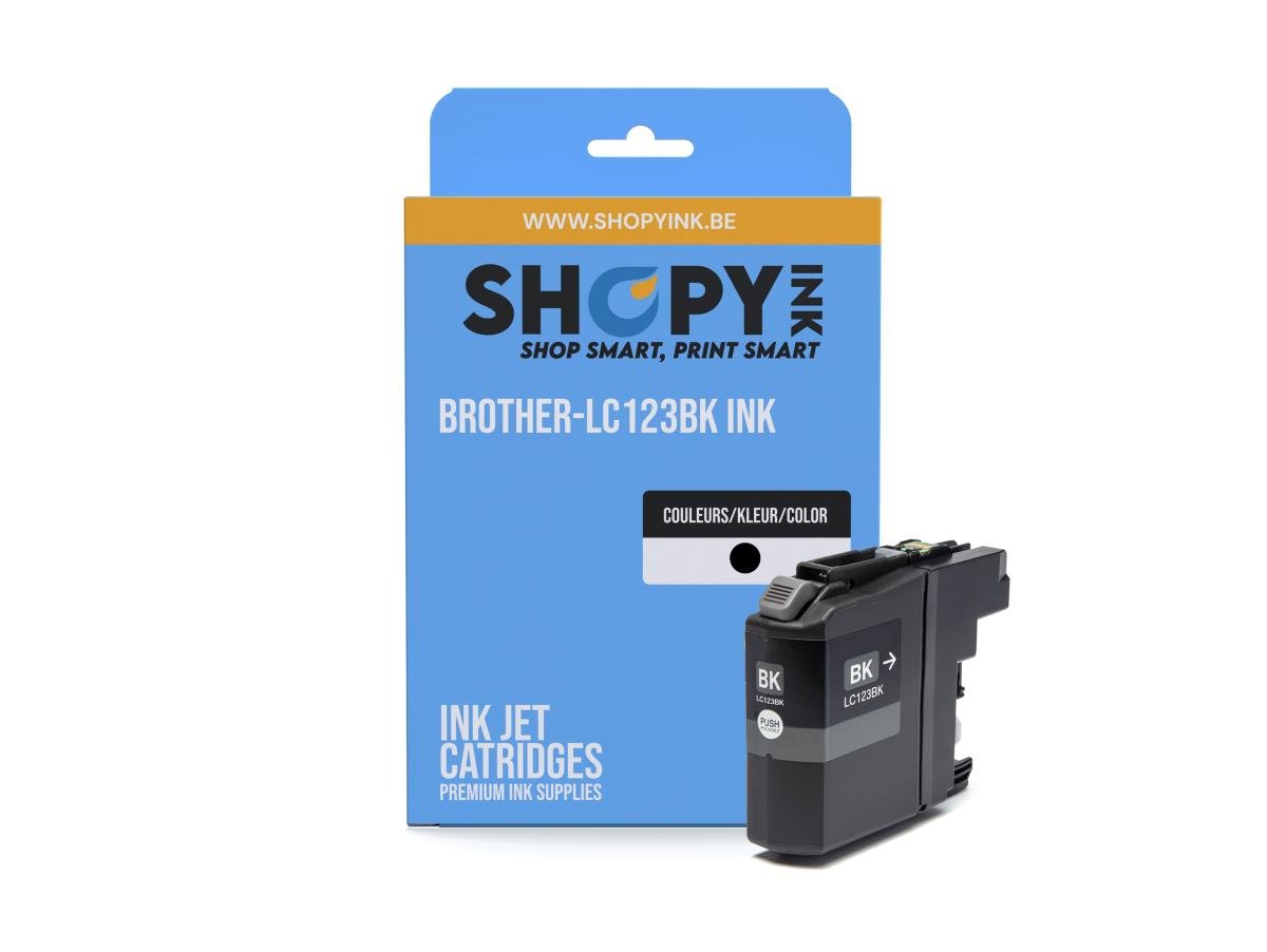 Brother LC-123 (LC123BK) – Cartucho de tinta Negro Compatible