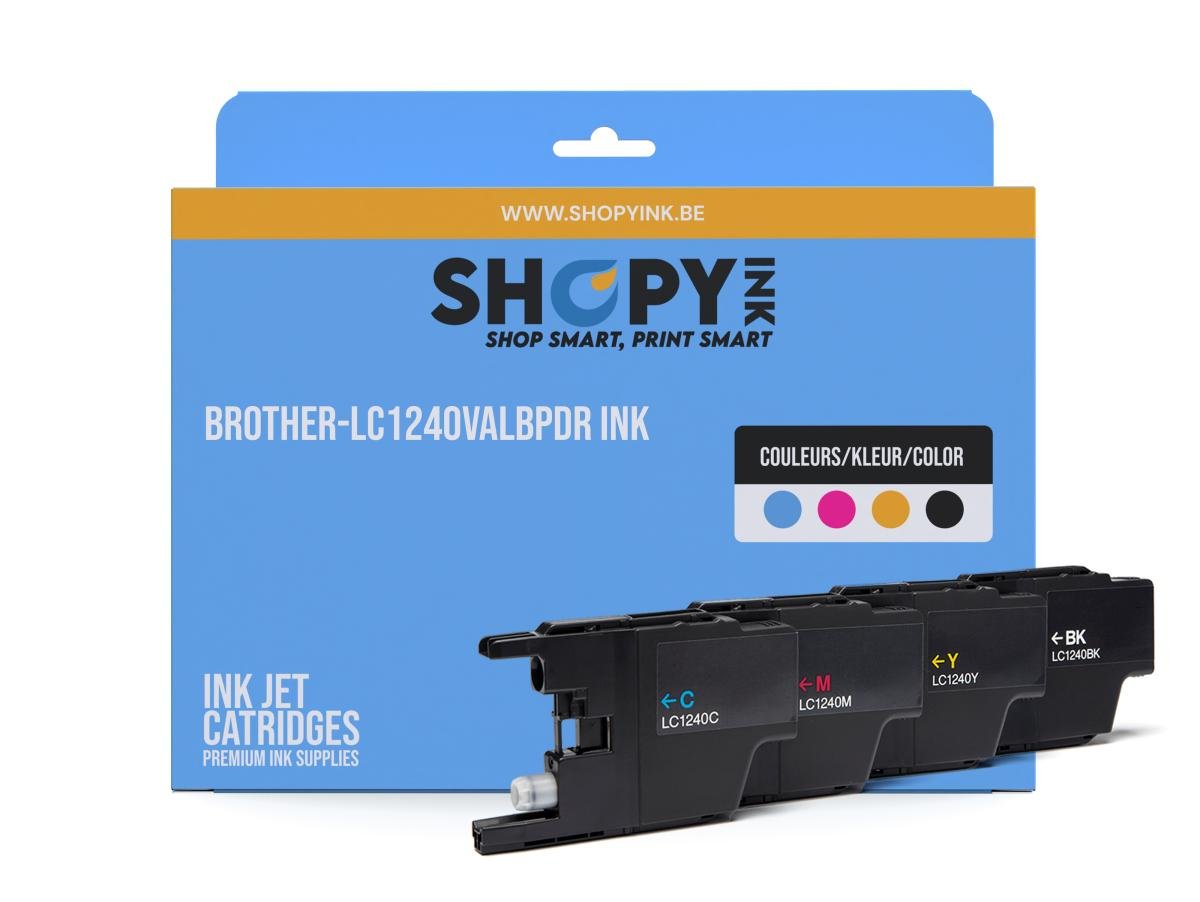 Brother LC-1240 (LC-1240VALBP) – Pack de cartuchos de tinta compatible