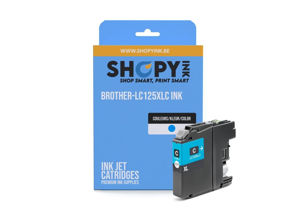 Brother LC-125 (LC-125XLC) – Cartucho de tinta Cian Compatible