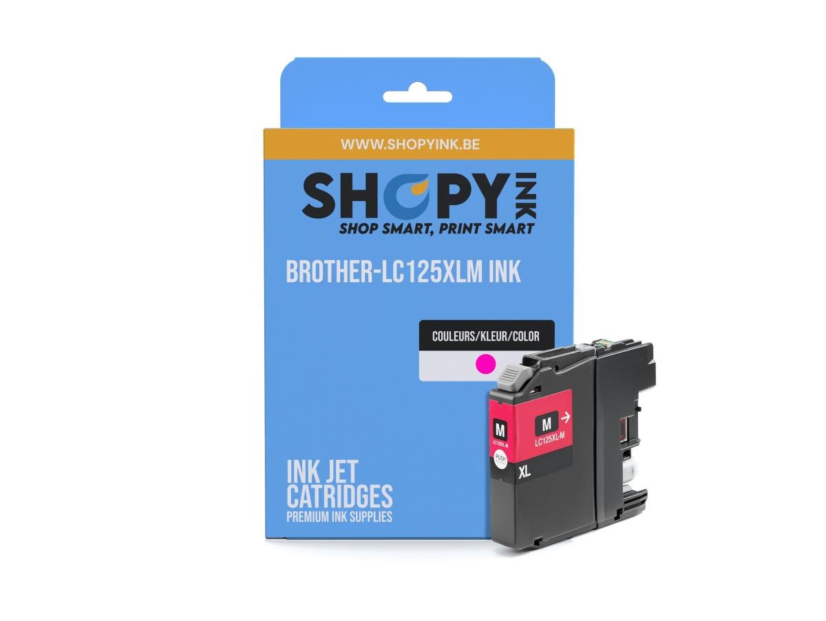 Brother LC-125 (LC-125XLM) – Cartucho de tinta Magenta Compatible