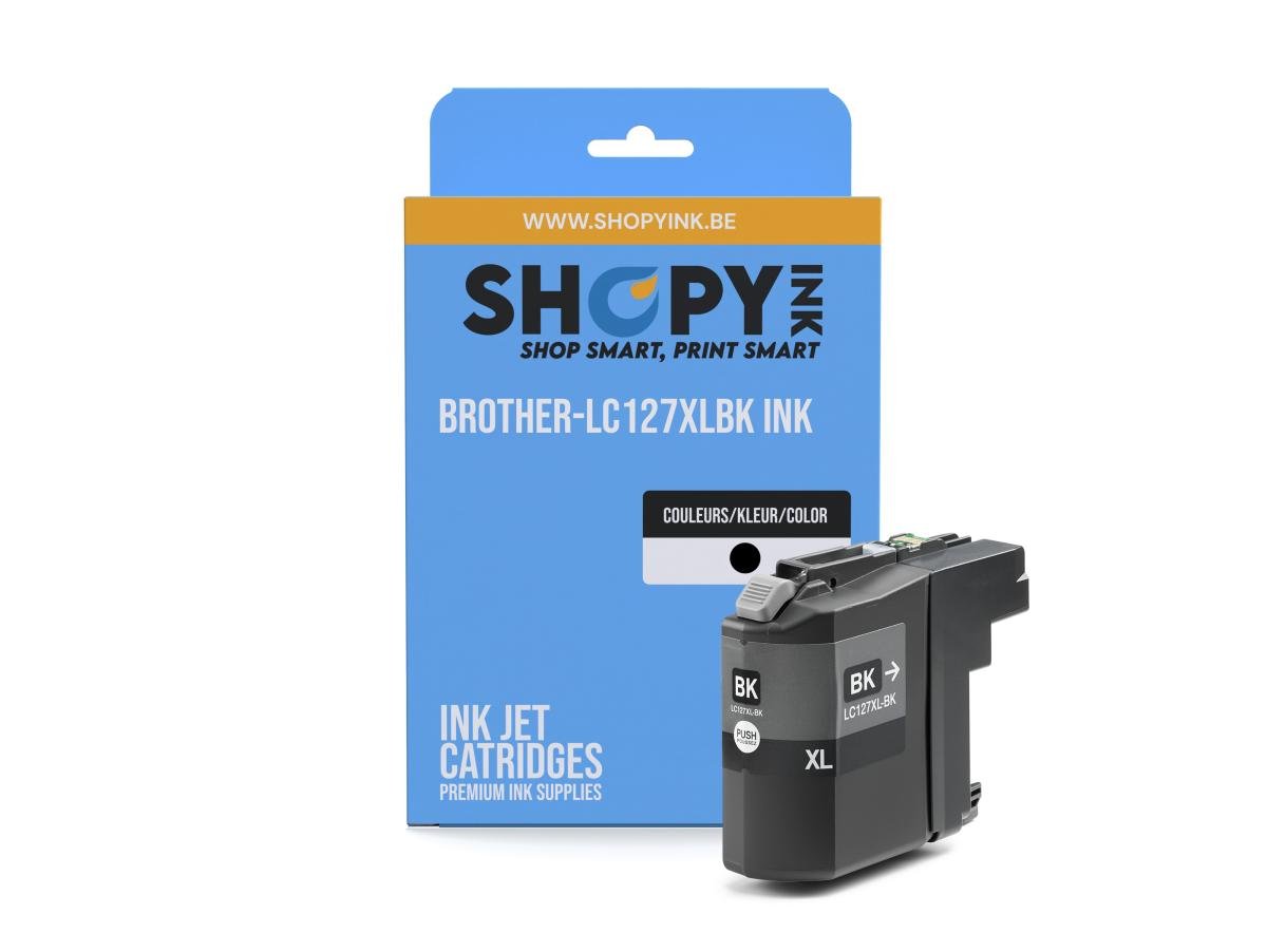 Brother LC-127 (LC-127XLBK) – Cartucho de tinta Negro Compatible