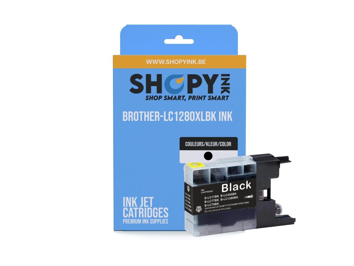 Brother LC-1280 (LC-1280XLBK) – Cartucho de tinta Negro Compatible