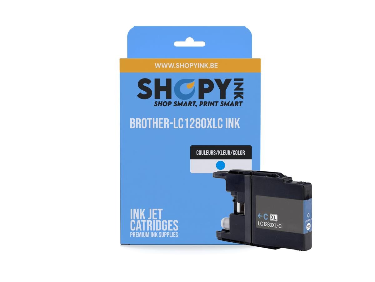 Brother LC-1280 (LC-1280XLC) – Cartucho de tinta Cian Compatible