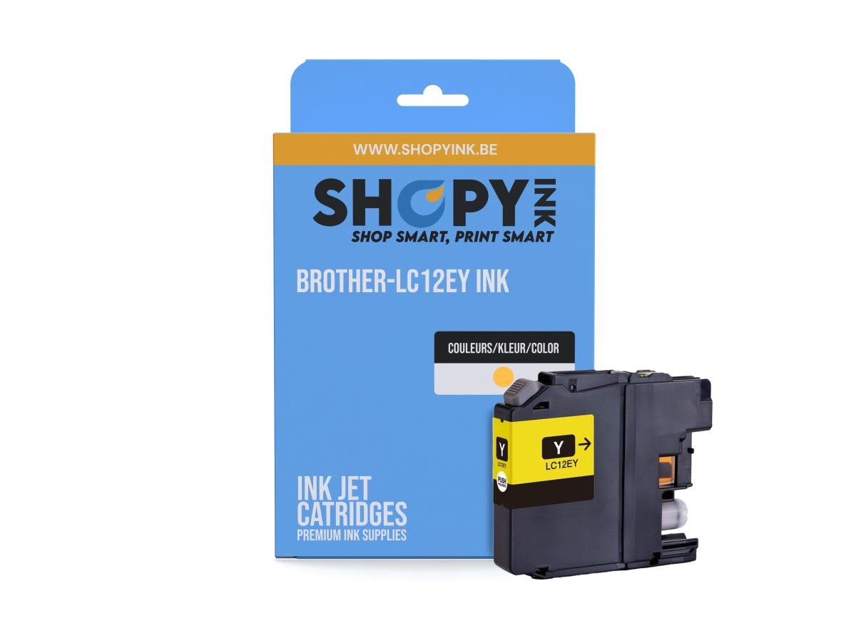 Brother LC-12E (LC-12EY) – Cartucho de tinta Amarillo Compatible