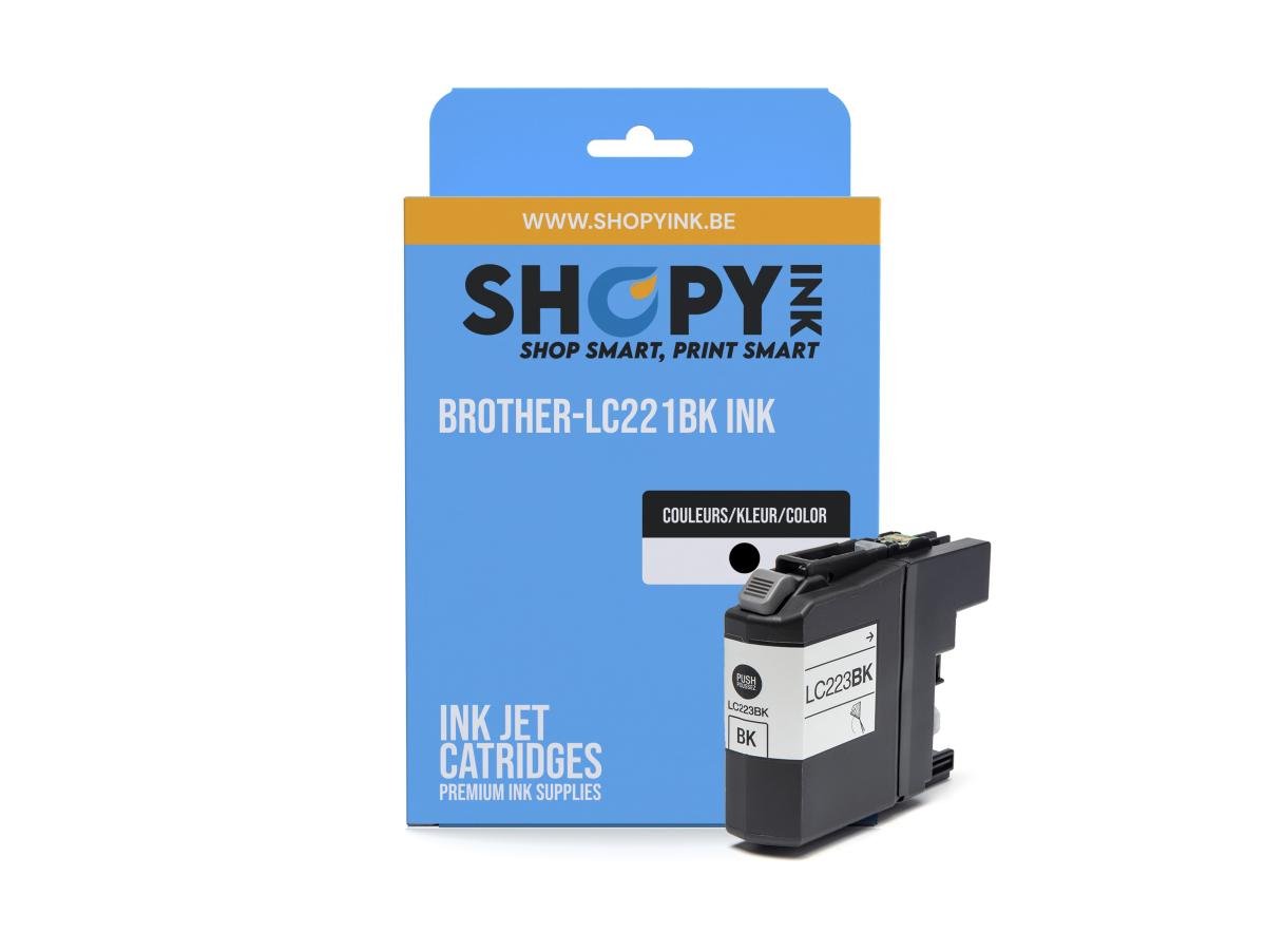 Brother LC-221 (LC-221BK) – Cartucho de tinta Negro Compatible