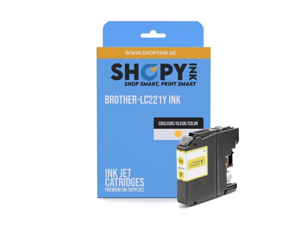 Brother LC-221 (LC-221Y) – Cartucho de tinta Amarillo Compatible