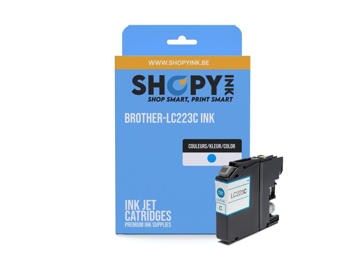 Brother LC-223 (LC-223C) – Cartucho de tinta Cian Compatible