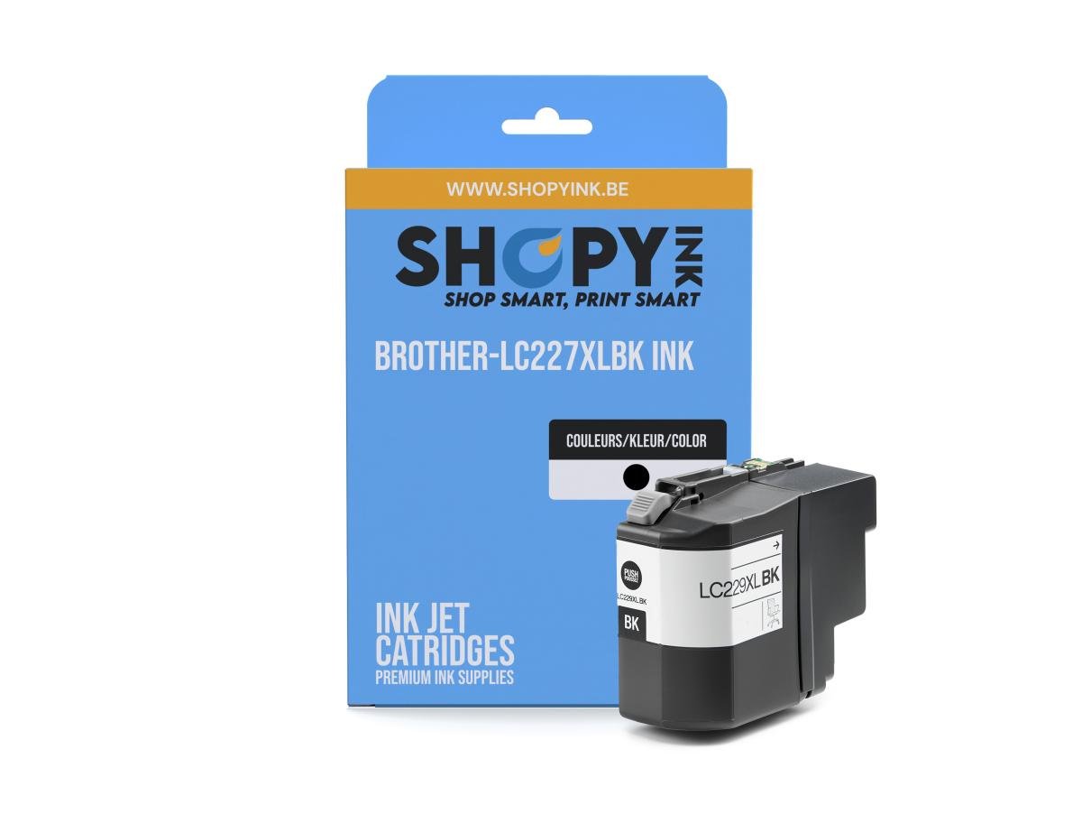 Brother LC-227 (LC-227XLBK) – Cartucho de tinta Negro Compatible