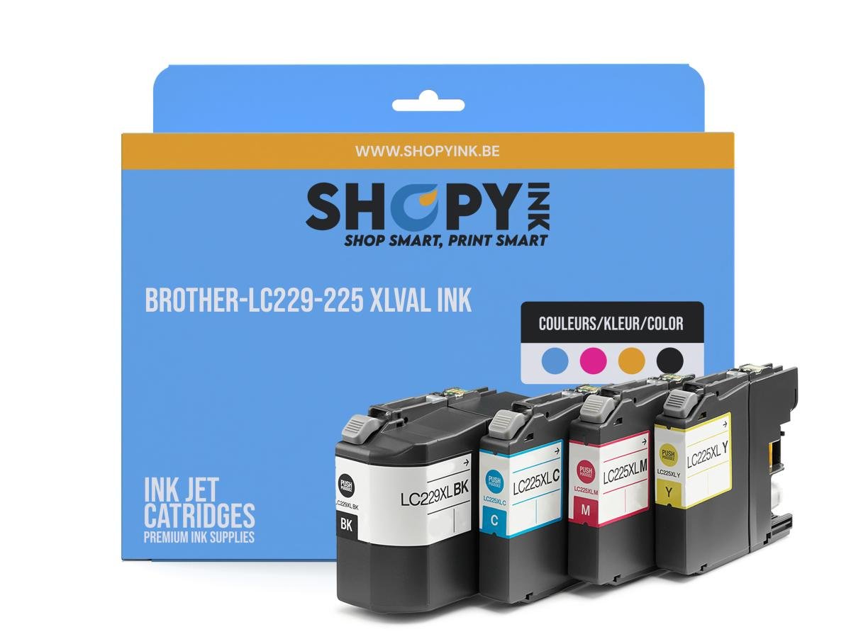 Brother LC-229 (LC-229XLVALBP) – Pack de cartuchos de tinta compatible
