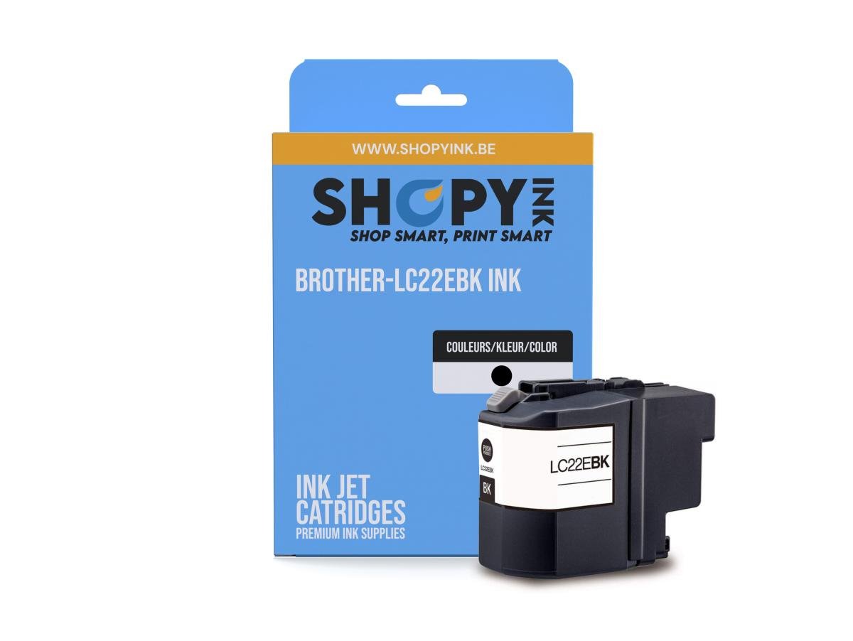 Brother LC-22E (LC-22EBK) – Cartucho de tinta Negro Compatible