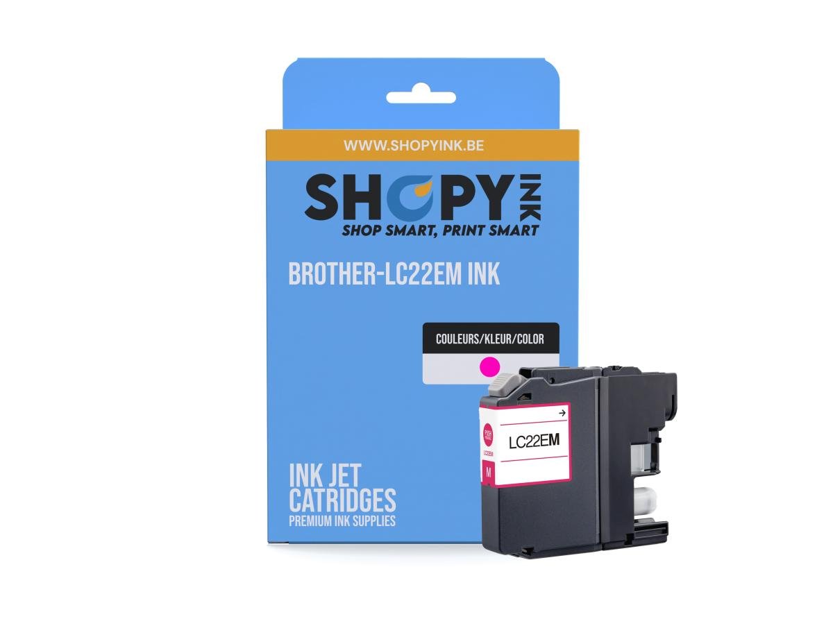 Brother LC-22E (LC-22EM) – Cartucho de tinta Magenta Compatible