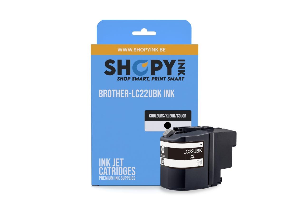 Brother LC-22U (LC-22UBK) – Cartucho de tinta Negro Compatible