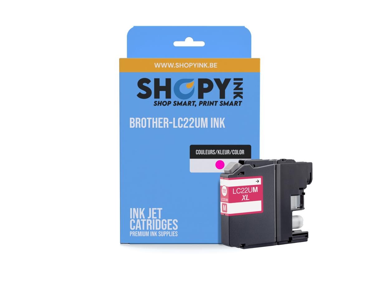 Brother LC-22U (LC-22UM) – Cartucho de tinta Magenta Compatible
