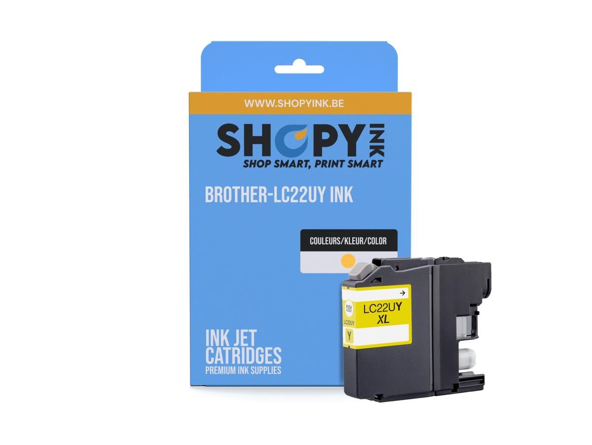 Brother LC-22U (LC-22UY) – Cartucho de tinta Amarillo Compatible