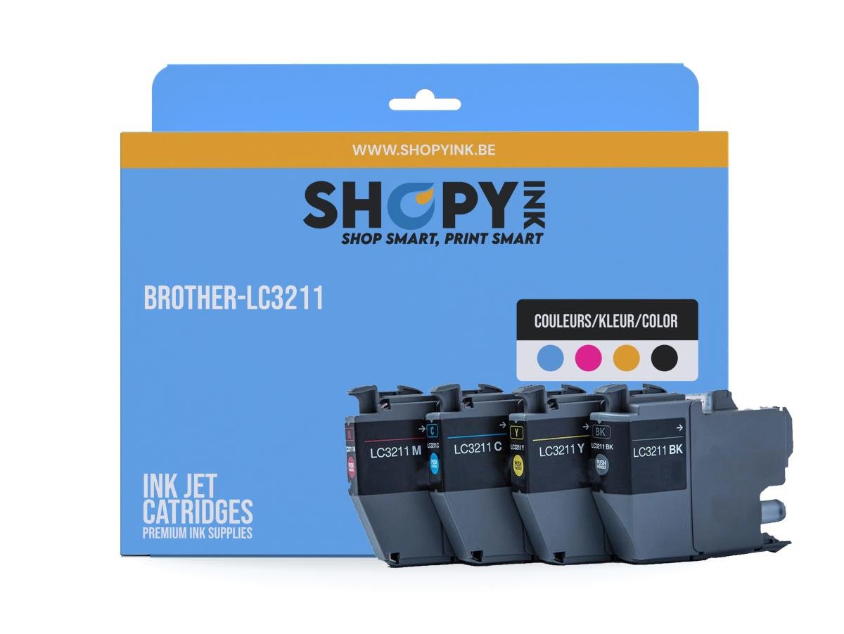 Brother LC-3211 (LC-3211VAL) – Pack de cartuchos de tinta compatible