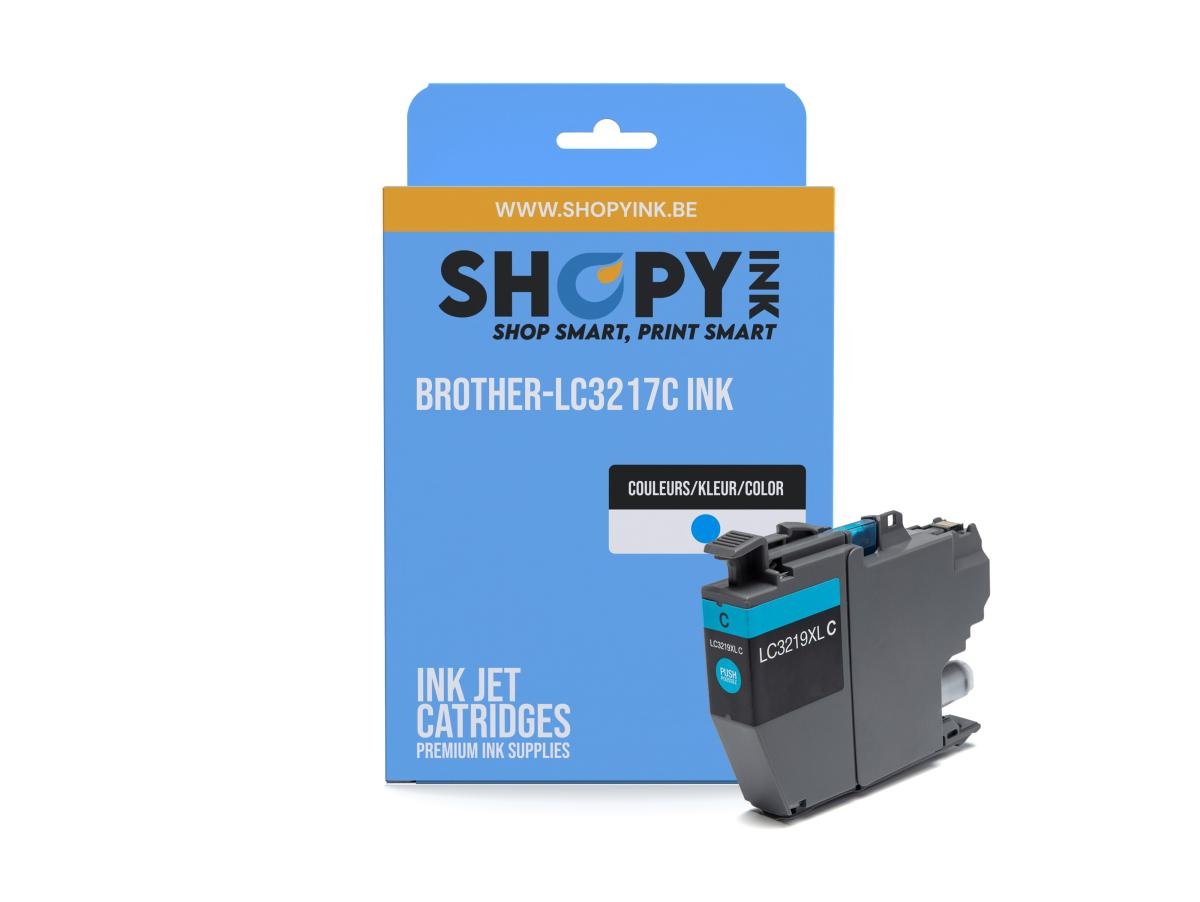 Brother LC-3217 (LC-3217C) – Cartucho de tinta Cian Compatible