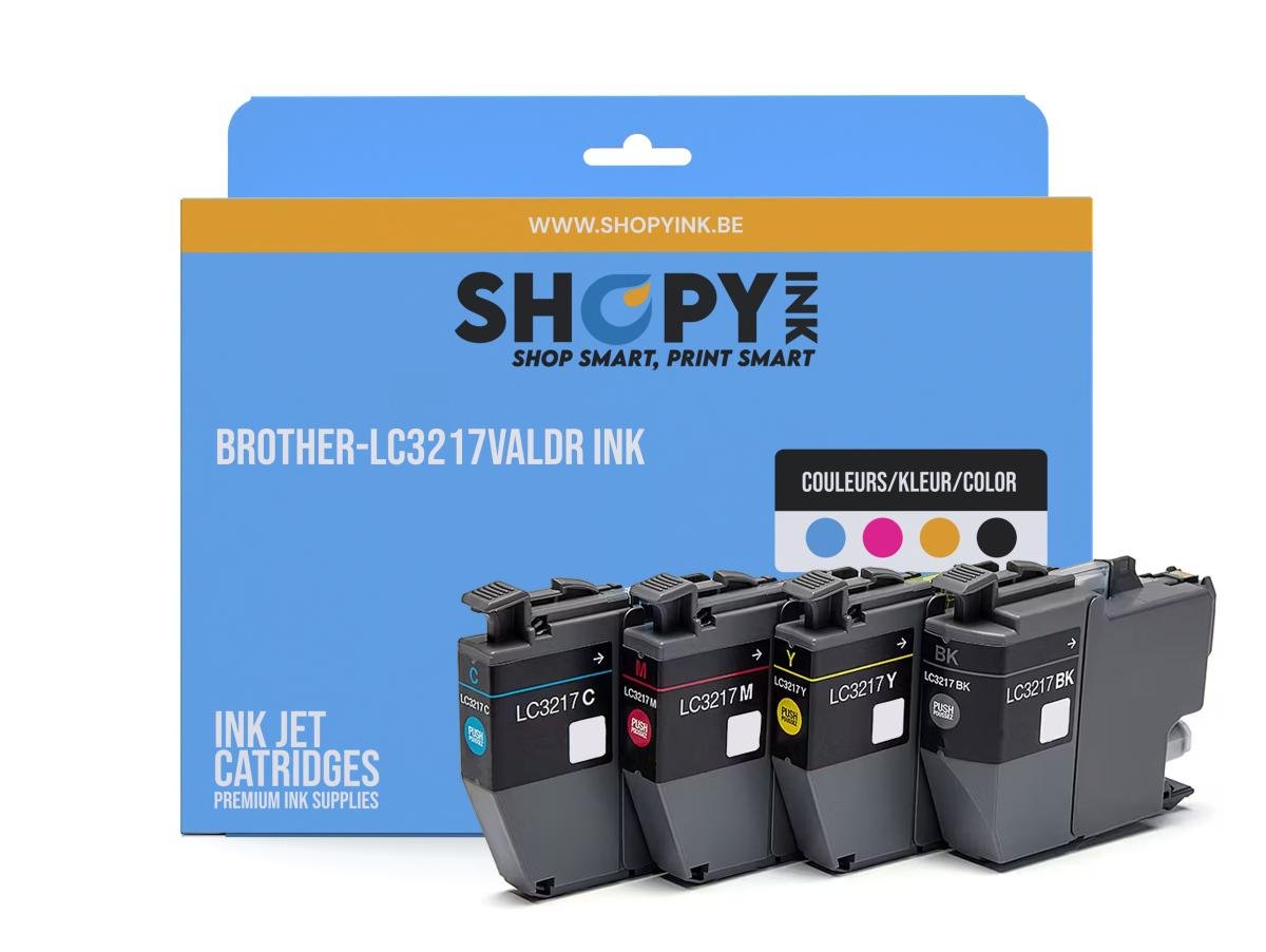 Brother LC-3217 (LC-3217VAL) – Pack de cartuchos de tinta compatible
