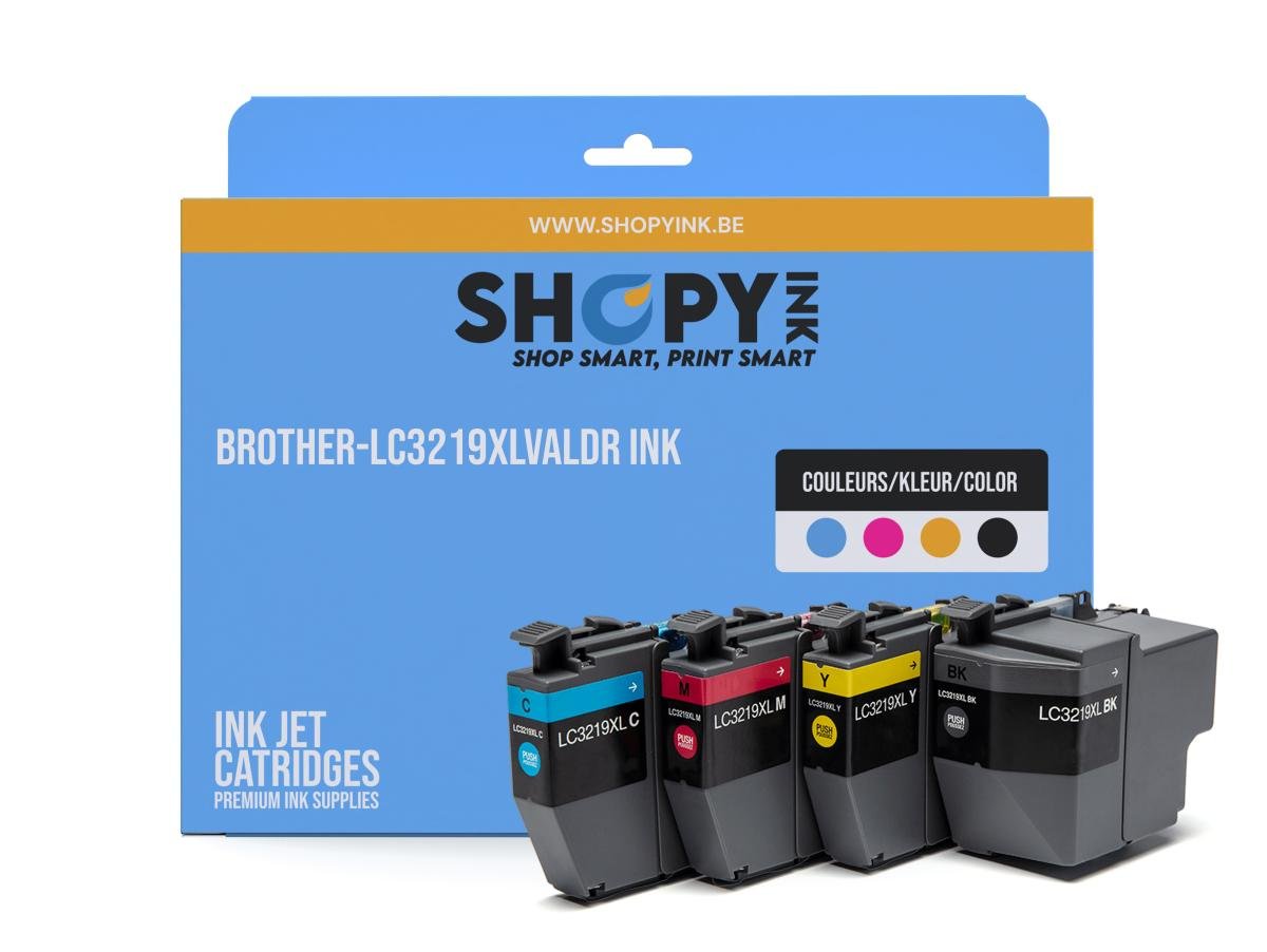 Brother LC-3219 (LC-3219XLVAL) – Pack de cartuchos de tinta compatible