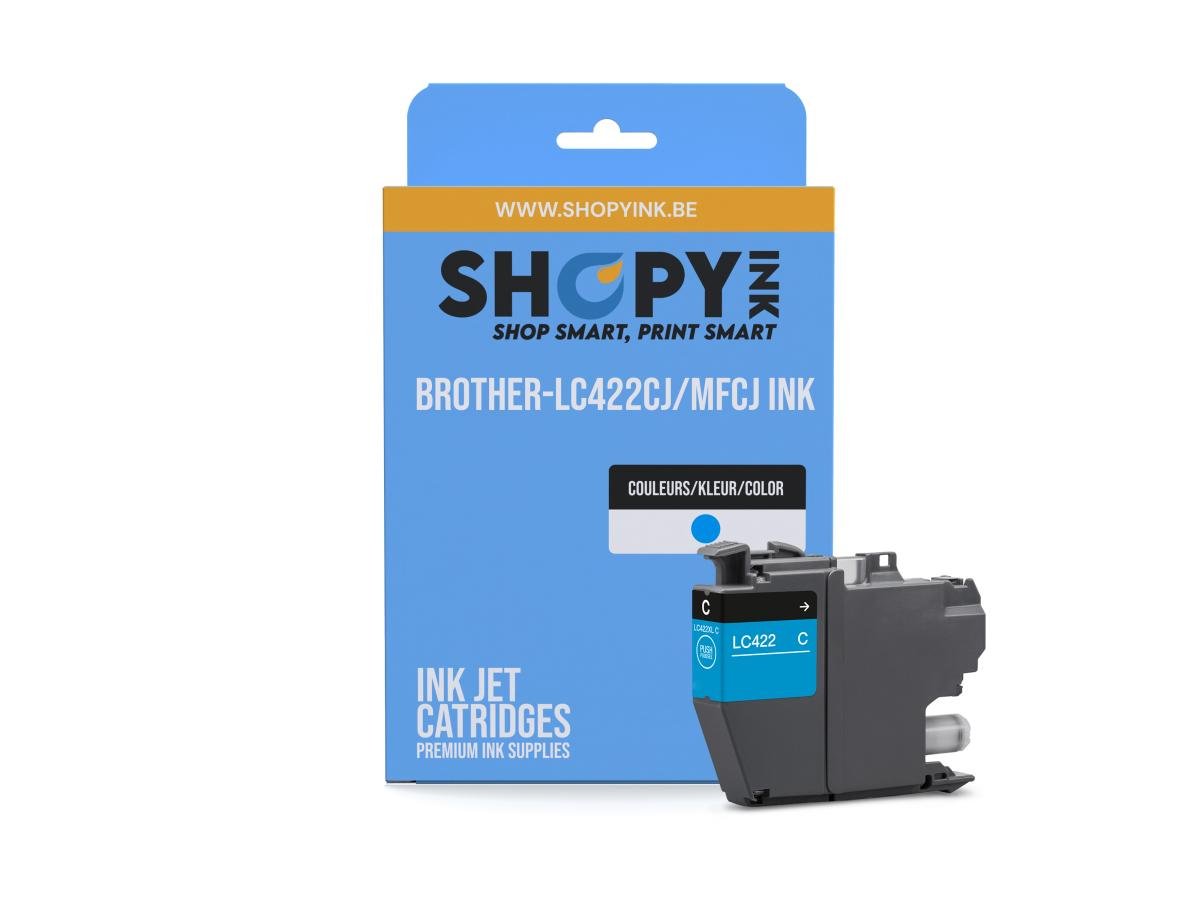 Brother LC-422 (LC-422C) – Cartucho de tinta Cian Compatible