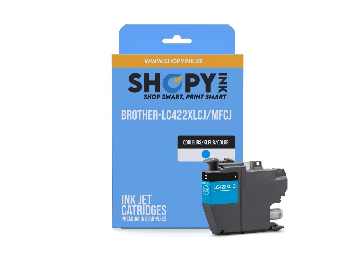 Brother LC-422 (LC-422XLC) – Cartucho de tinta Cian Compatible