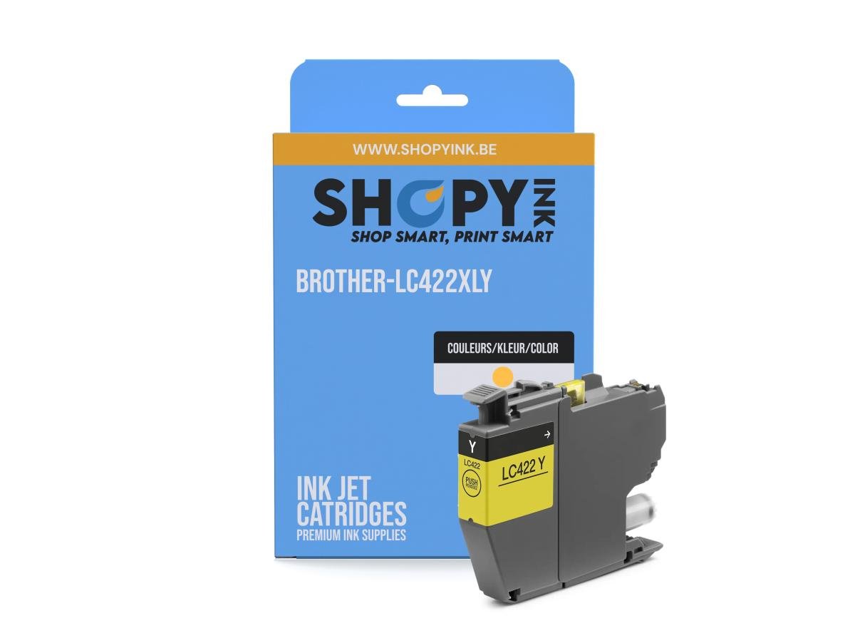 Brother LC-422 (LC-422XLY) – Cartucho de tinta Amarillo Compatible