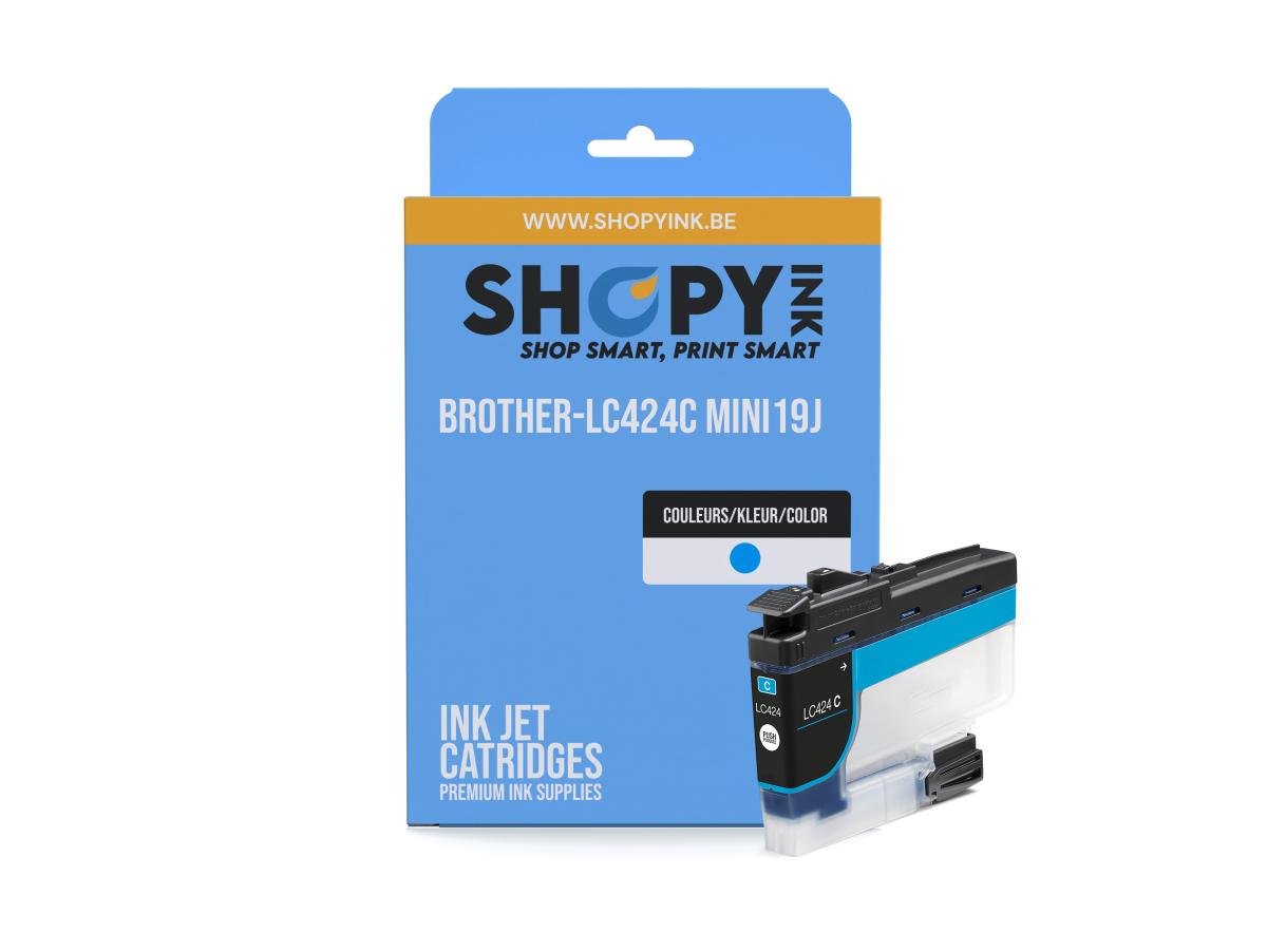 Brother LC-424 (LC-424C) – Cartucho de tinta Cian Compatible