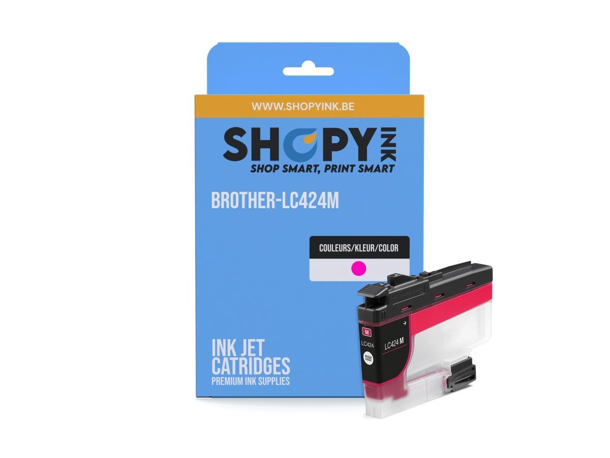 Brother LC-424 (LC-424M) – Cartucho de tinta Magenta Compatible