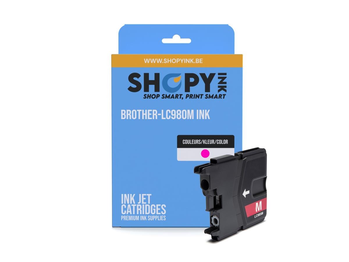 Brother LC-980 (LC-980M) – Cartucho de tinta Magenta Compatible