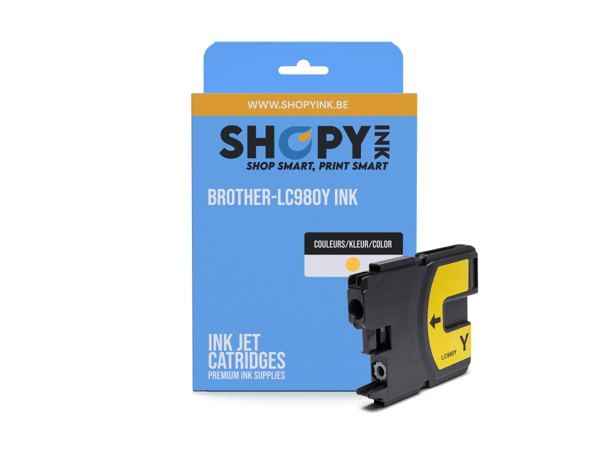 Brother LC-980 (LC-980Y) – Cartucho de tinta Amarillo Compatible