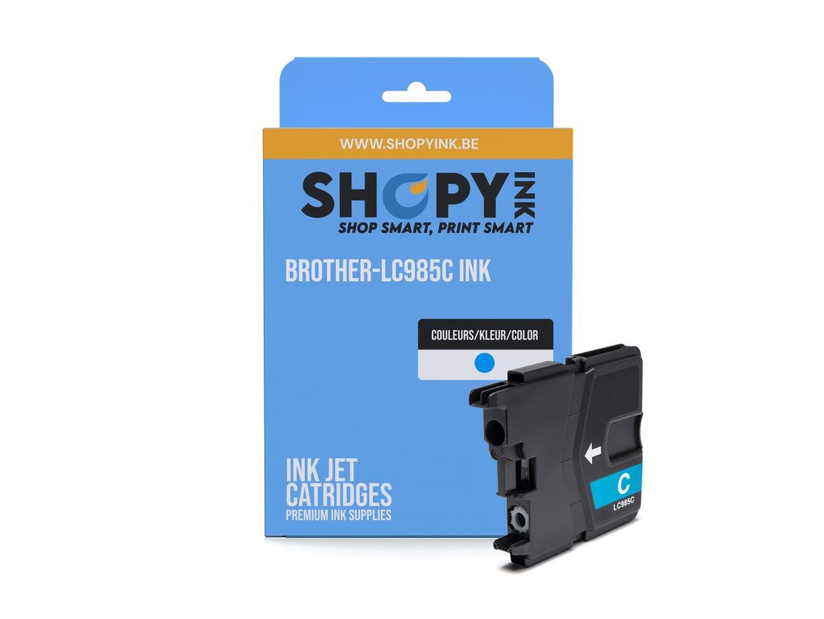 Brother LC-985 (LC-985C) – Cartucho de tinta Cian Compatible