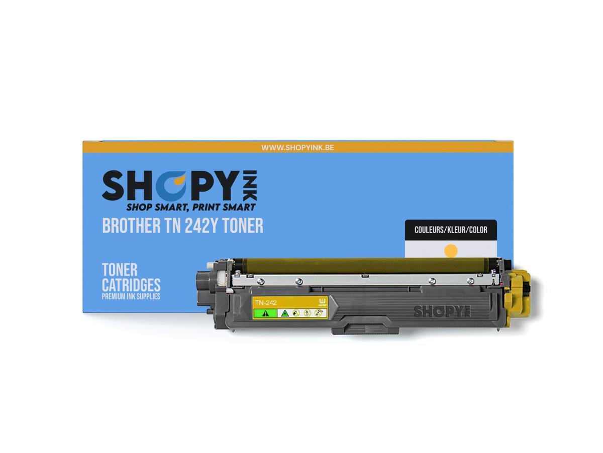 Brother TN-242 (TN-242Y) – Tóner Amarillo Compatible