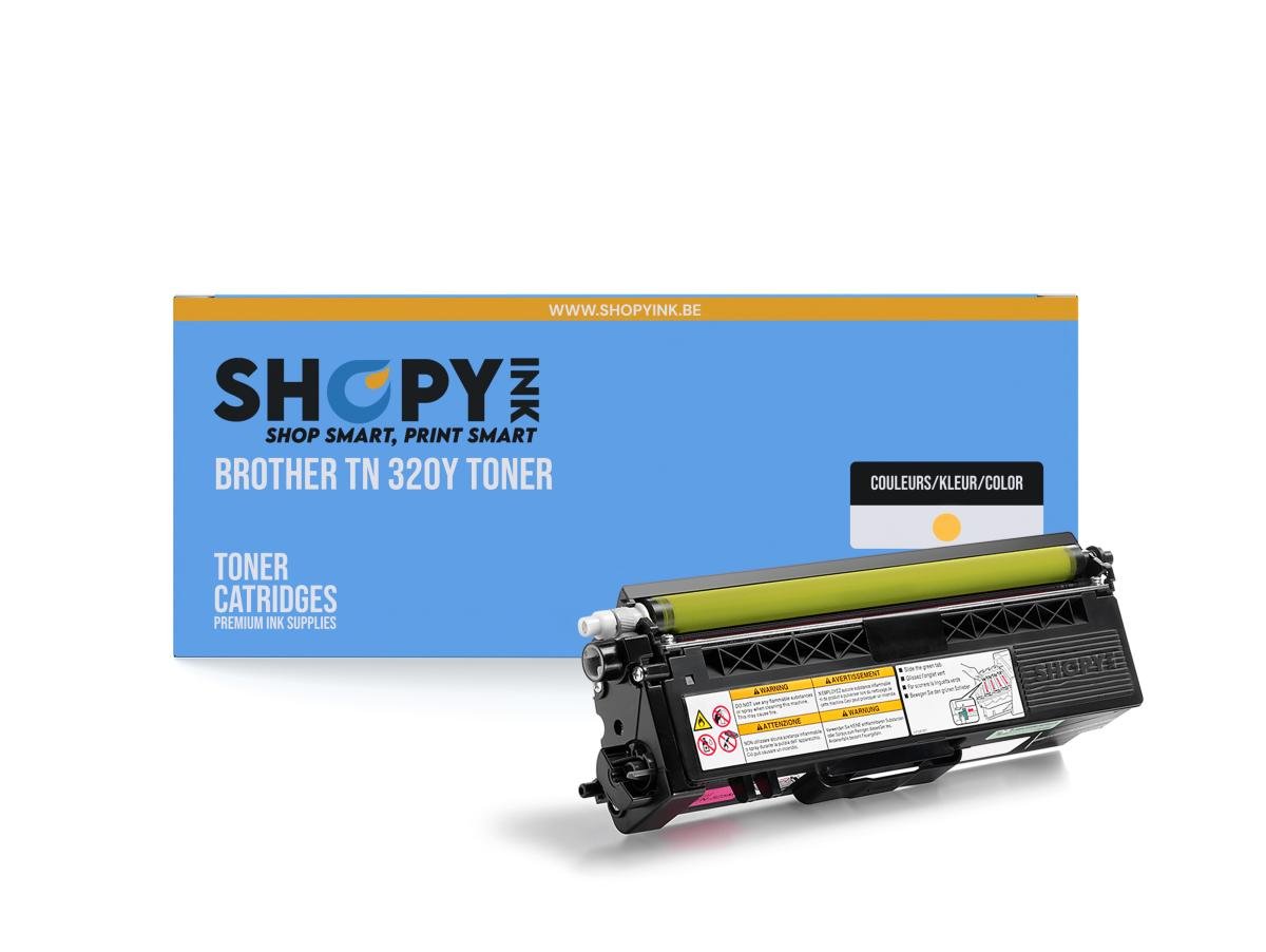 Brother TN-320 (TN-320Y) – Tóner Amarillo Compatible