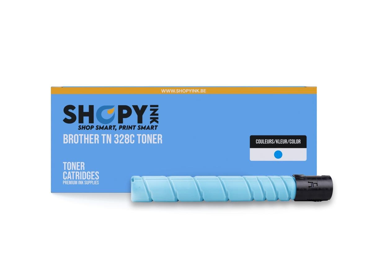 Brother TN-328 (TN-328C) – Tóner Cian Compatible