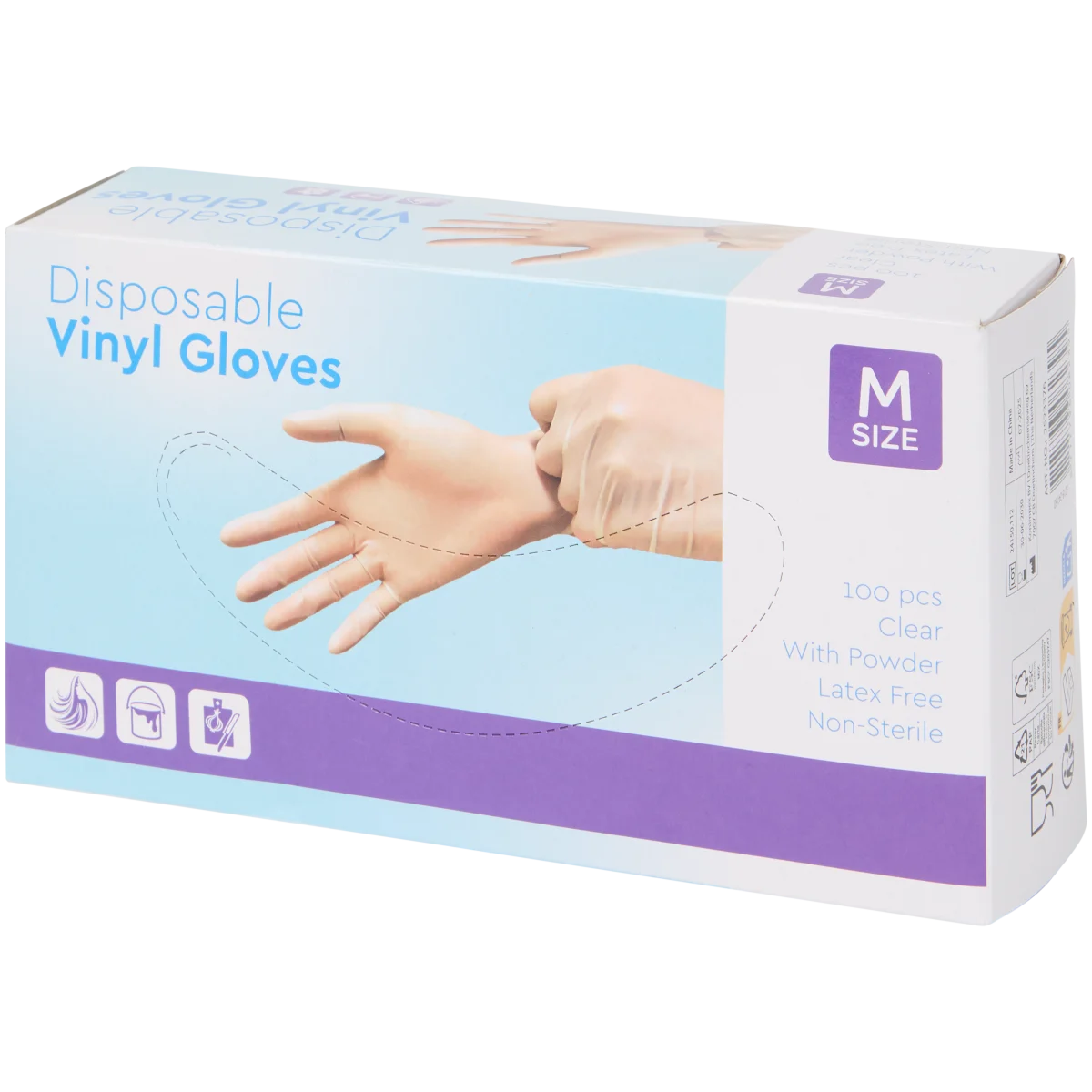 Guantes de vinilo – 3 pares