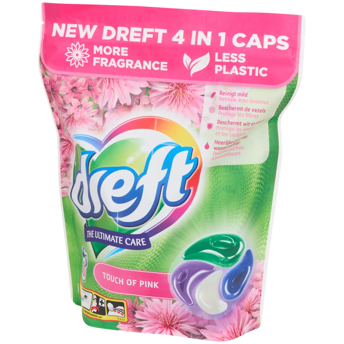 Cápsulas de detergente 4-in-1 Dreft