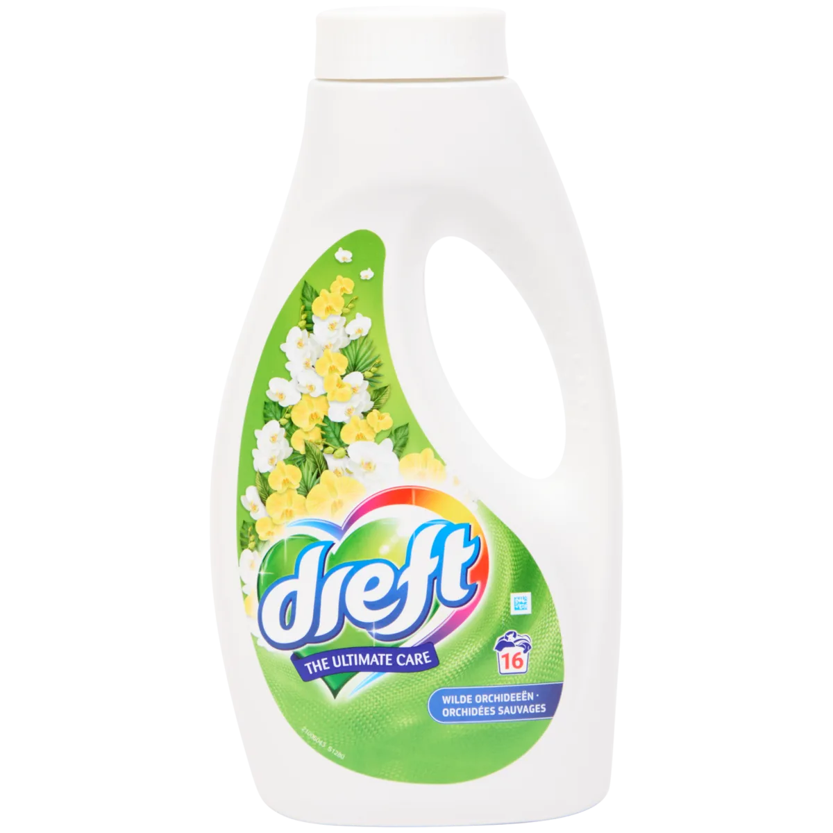 Detergente Dreft The Ultimate Care orquídeas silvestres – 4,05 L