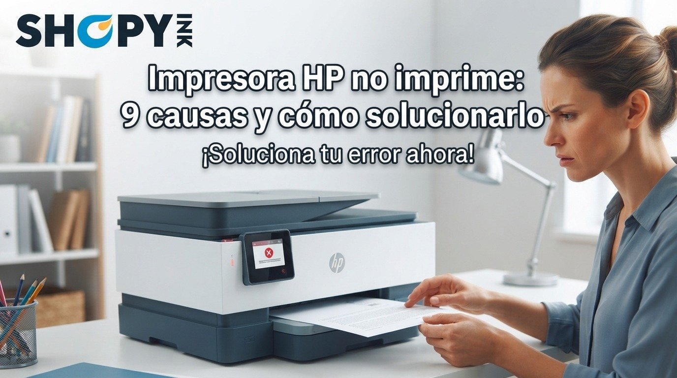 Impresora HP no imprime: 9 causas y cómo solucionarlo