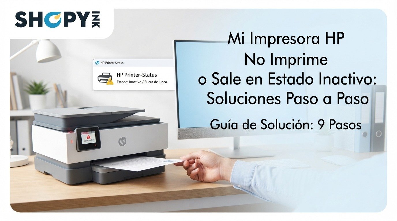 Mi Impresora HP No Imprime o Sale en Estado Inactivo: Soluciones Paso a Paso